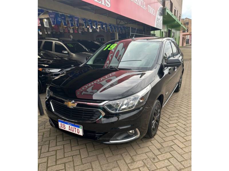 CHEVROLET - COBALT - 2018/2019 - Preta - R$ 65.900,00