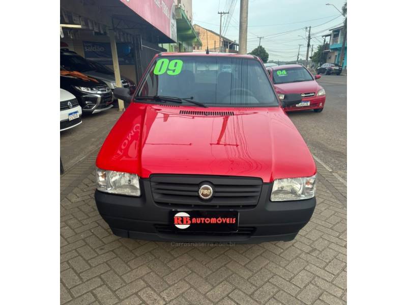 FIAT - UNO - 2008/2009 - Vermelha - R$ 19.900,00