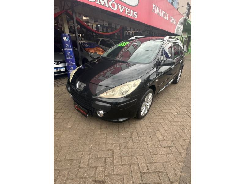 PEUGEOT - 307 - 2008/2008 - Preta - R$ 24.900,00