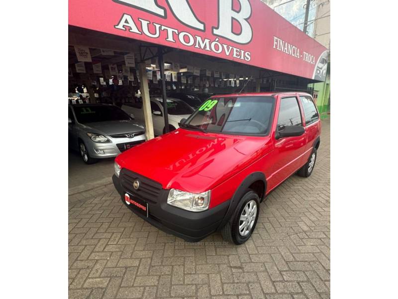 FIAT - UNO - 2008/2009 - Vermelha - R$ 19.900,00